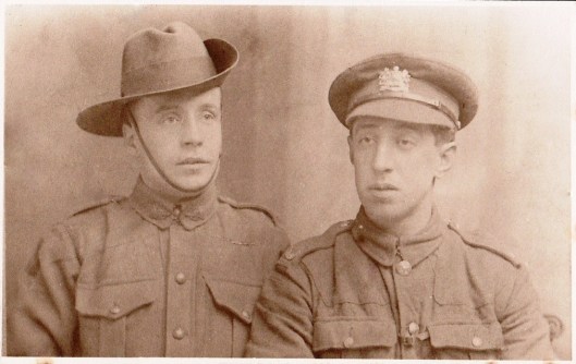 Albert and Sam during WW1.